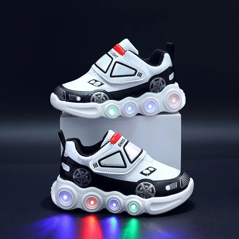 0-6Years Children Glowing Sneakers Kids Luminous SneakersBoys Girls Led Lighted Sneakers Toddler Outdoor Shoes Casual Shoes