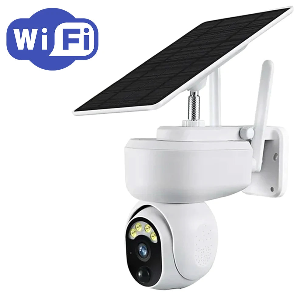 Solar Security Cameras Wireless Outdoor 4MP HD WiFi 4G Outdoor Wireless Video Camera 3.5W Solar Panel 9000 mAh Battery Powered