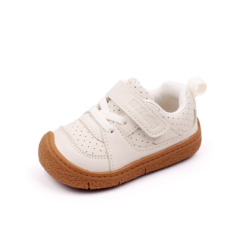 Baby Shoes High Quality Toddler 1-5 Years Rubber Sole Anti-slip Soft PU for Boys and Girls Spring and Autum Style Ooydoor BM06