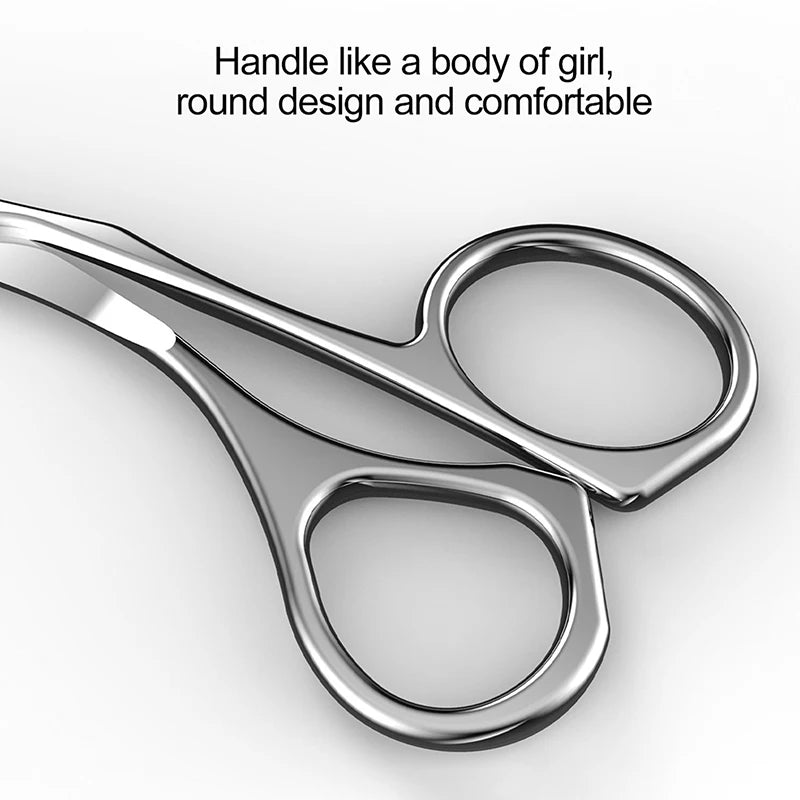 Eyebrow Trimmer Scissor Beauty Products For Women Eyebrow Scissors With Comb Stainless Steel Makeup Tools Beauty Scissors