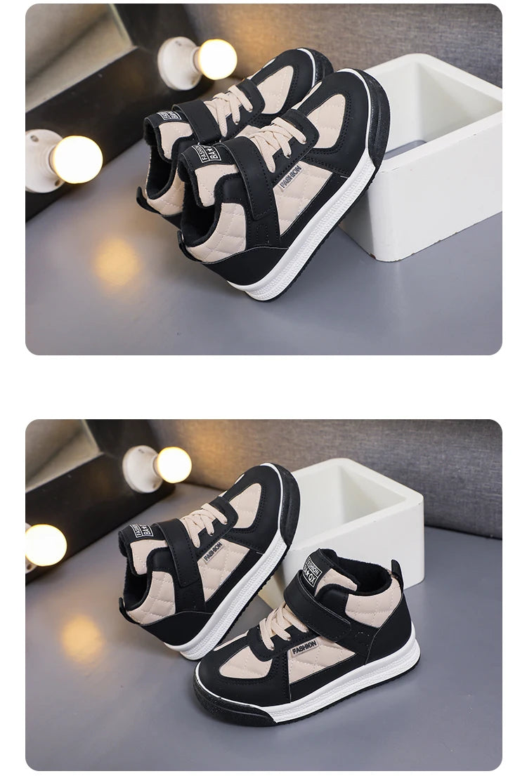 2023 Children sports Fashion shoes winter warm walking shoes Casual sneakers for kids