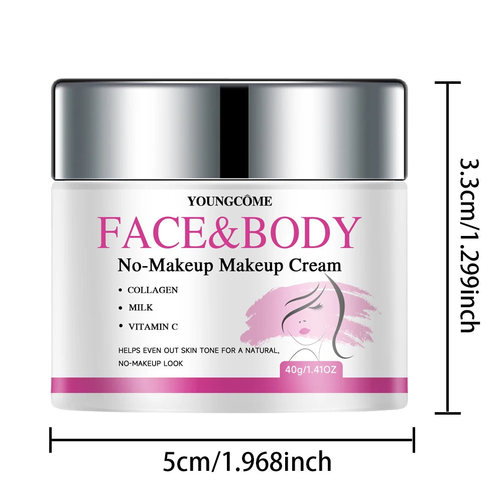 Face Body BB Cream Breathable Concealer Brighten Skin Tone Foundation Whitening Moisturizing Refresh Maquiagem Beauty