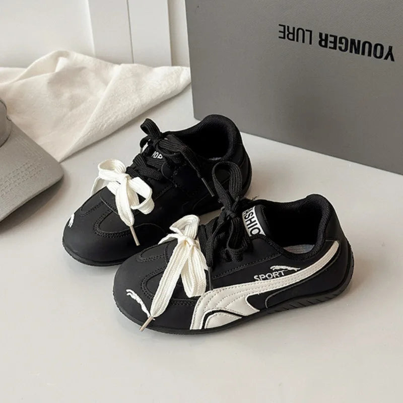 Children's Sports Shoes 2025 Autumn Boys Girls Comfortable Non Slip Outdoor Casual Shoes Kids Fashion Low-top Flat Sneakers