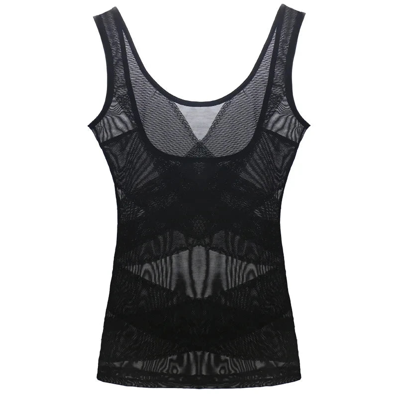 Women Waist Trainer Bodysuit Slimming Shapewear Tops Body Shaper Sculpting Vest Postpartum Recovery Tights Corset Underwear