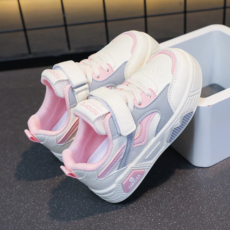 Children's Shoes for Girls and Boys Fashion Sneakers Kids' Soft-Soled Casual Shoes Student Sports Shoes Outdoor Walking Shoes