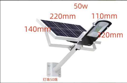 Solar Street Light Outdoor Solar Street Light Garden Sunlight House Remote Control IP67 Waterproof Wall Lamp Solar Street Light