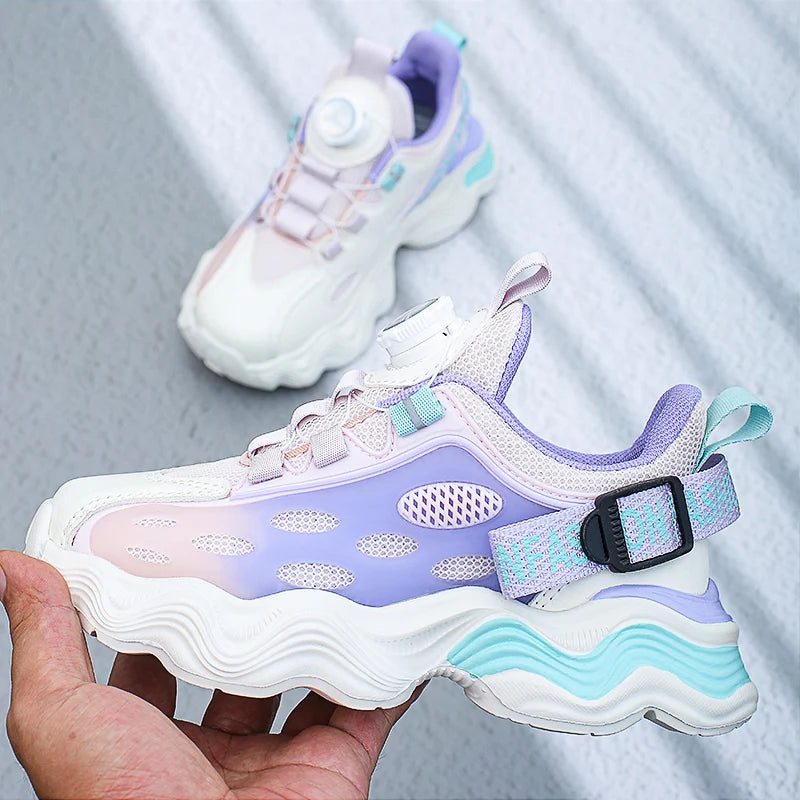 Kids Shoes for Boys Spring Summer 2025 New Casual Mesh Breathable Sneakers Platform Soft Comfortable Running Shoes for Children