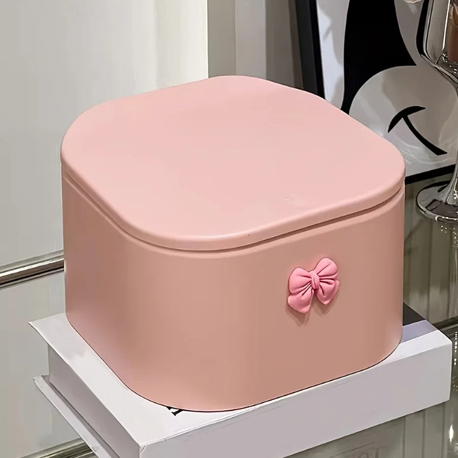 Girls Hair Accessories Organizer Large Capacity | Plastic Storage Box for Hair Clips Ponytail Holders Hair Bands