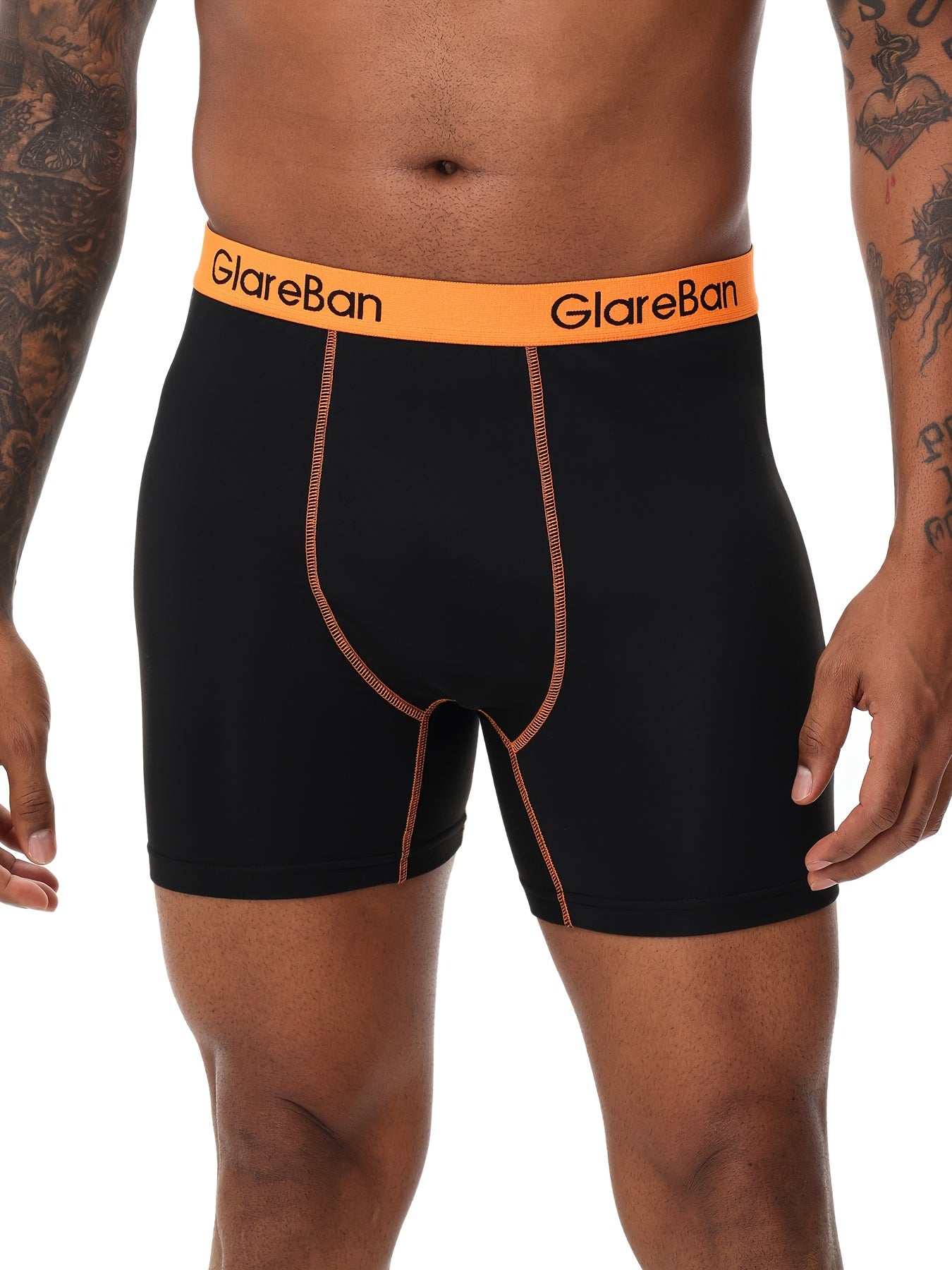 10pcs Mid-Long Black Boxer Shorts Men Underwear Male Underpants for Men Comfortable Homme Boxershorts Slips Briefs Panties Fashion Style