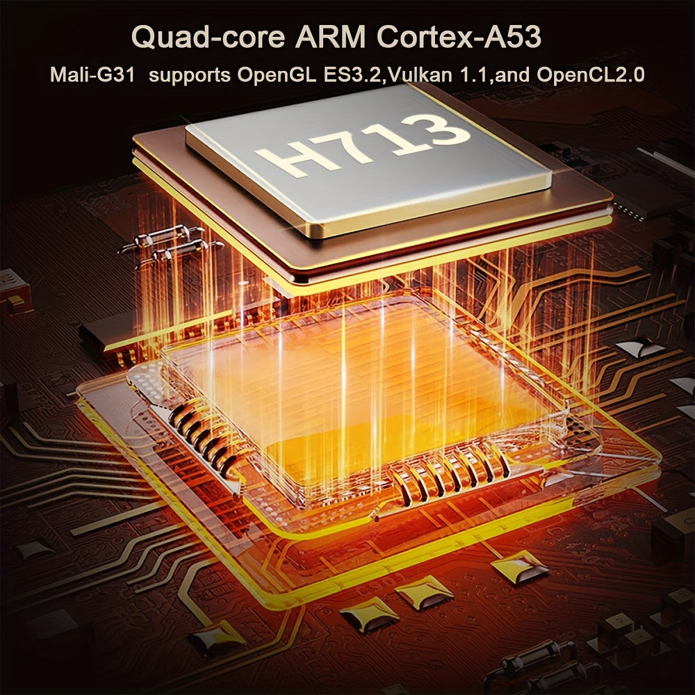 Fit Smart Mini Projector,Projector support 4k with WiFi and Built-in App,Auto Focus & Keystone, DoIby Audio, Zoom, Native 720P Movie, Portable Outdoor Mini Projector, White