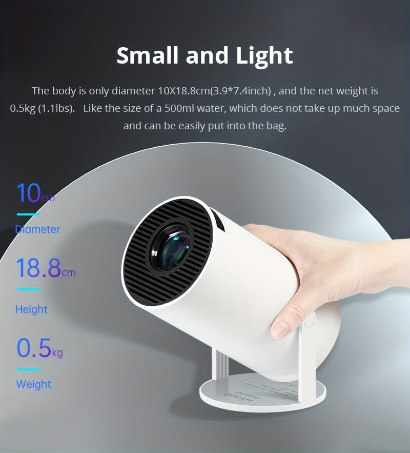 HY300 Mini Projector Smart Android 11.0 Dual WIFI Full Hd 720P 4k Portable Home Cinema Outdoor Theater
