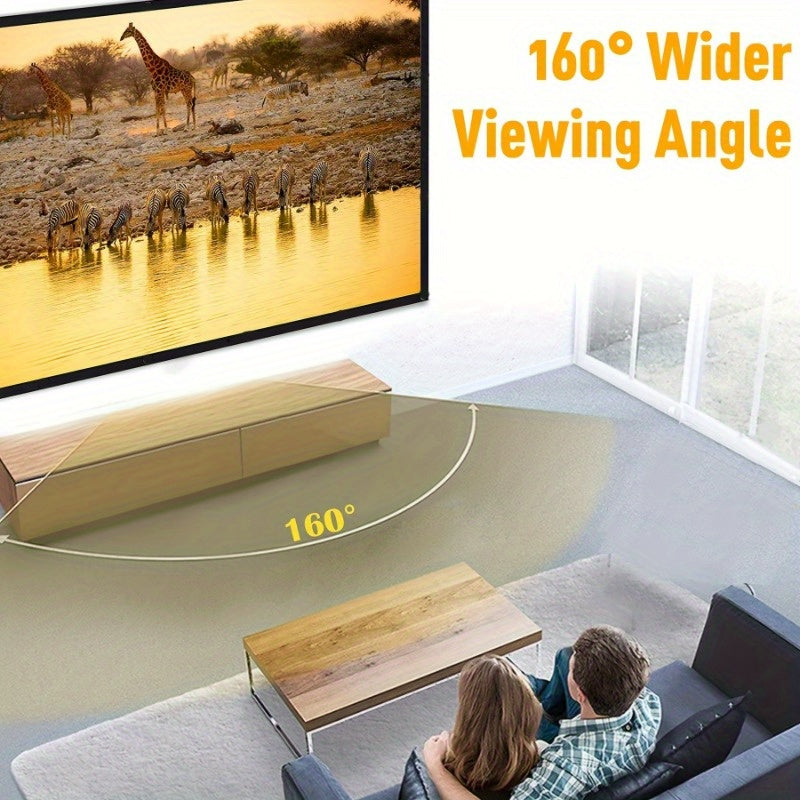 120-inch projection screen 4K HD 16:9 foldable portable wrinkle-proof projector screen for outdoor and indoor home theaters