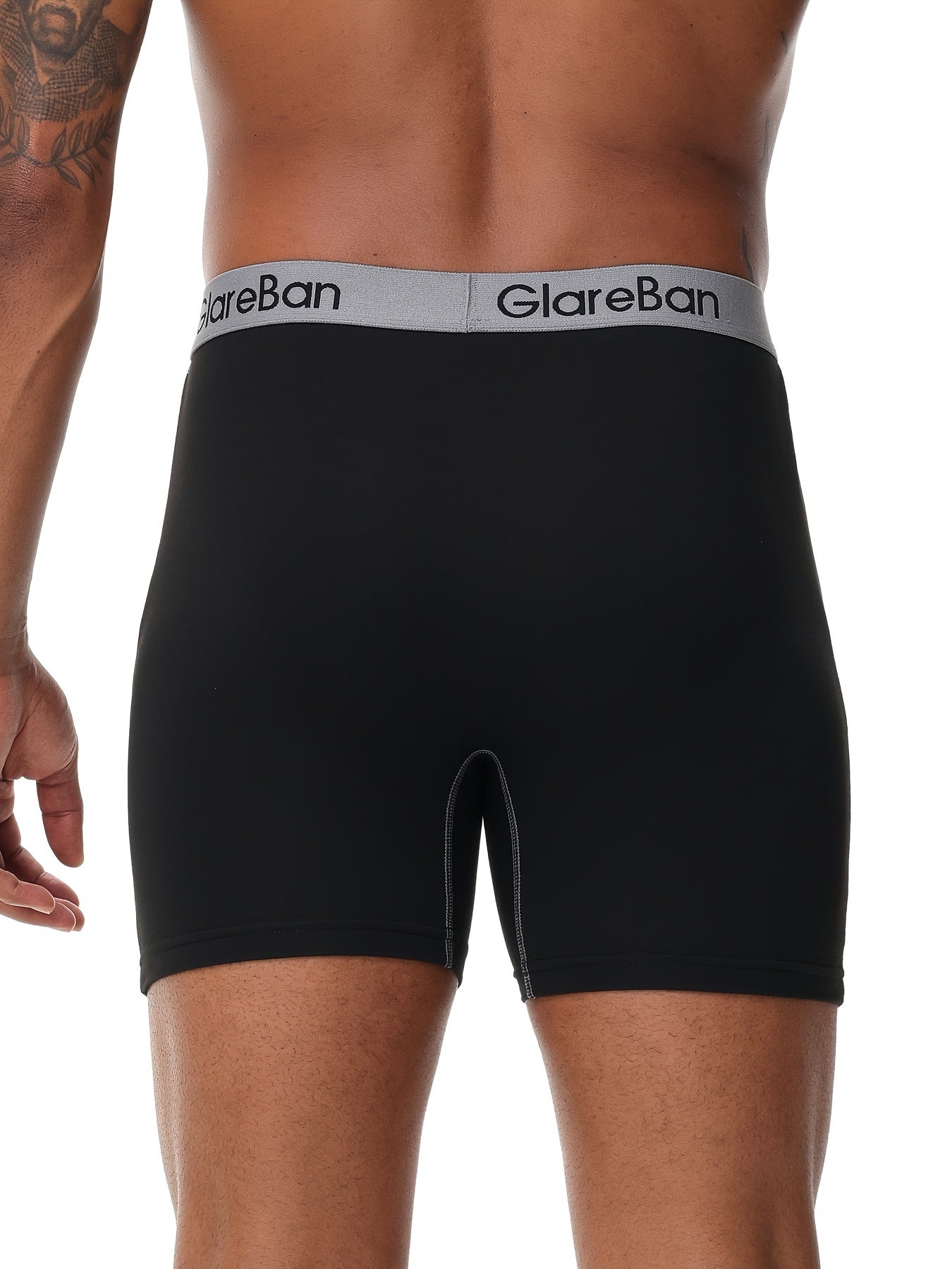 10pcs Mid-Long Black Boxer Shorts Men Underwear Male Underpants for Men Comfortable Homme Boxershorts Slips Briefs Panties Fashion Style