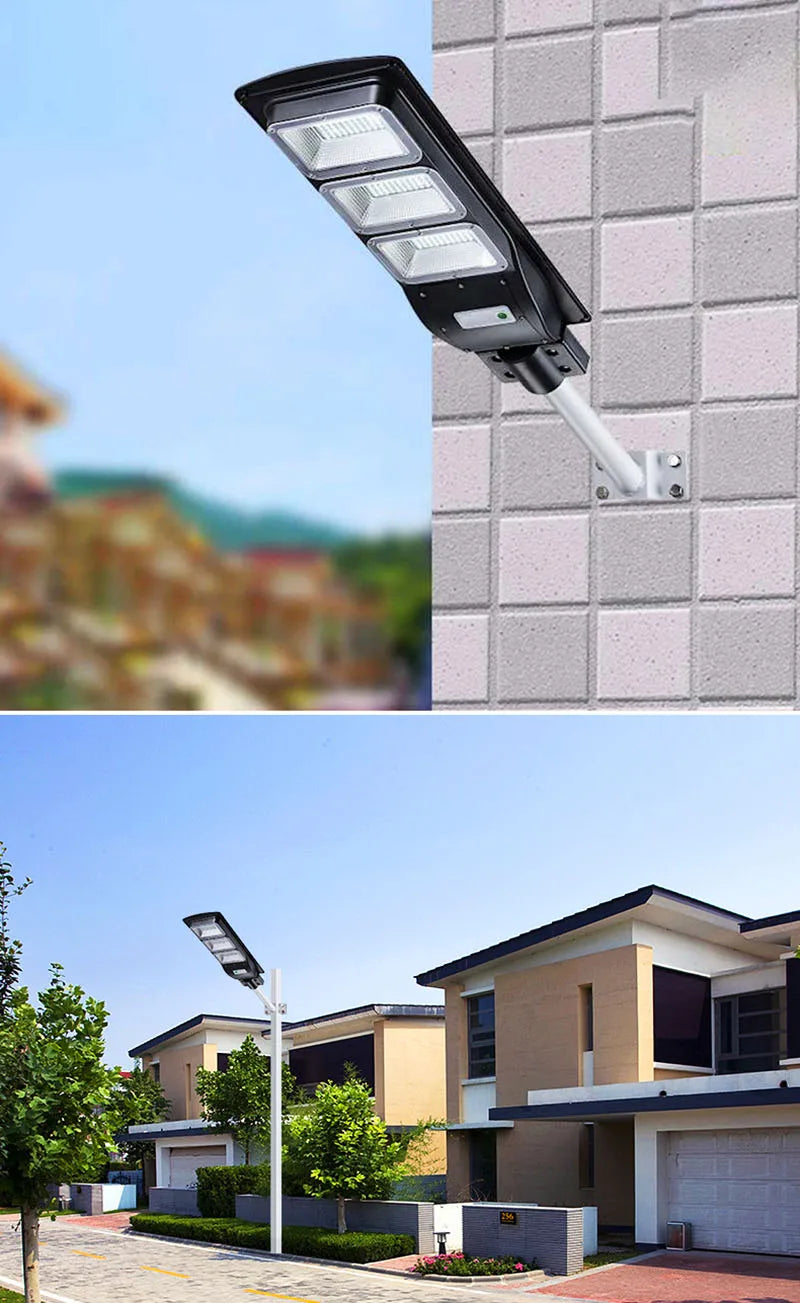 Solar Street Lights Outdoor Lights for Garden Waterproof IP65 Road Solar Powered Lantern Wall Lamp 20W 40W 60W High Brightness