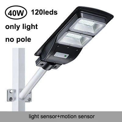 Solar Street Lights Outdoor Lights for Garden Waterproof IP65 Road Solar Powered Lantern Wall Lamp 20W 40W 60W High Brightness