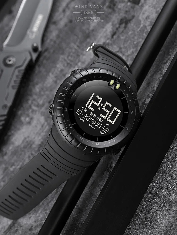 Fashion Sport Digital Watch Men Waterproof Chrono Alarm Outdoor Electronic Clock Man SKMEI Military Wristwatch Relogio Masculino