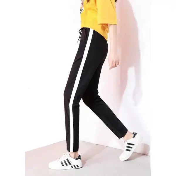 Women Pants 20-Foot Women's Fall Women's Clothing Casual Sports Pants Female Black Pants Loose Pantalones De Mujer