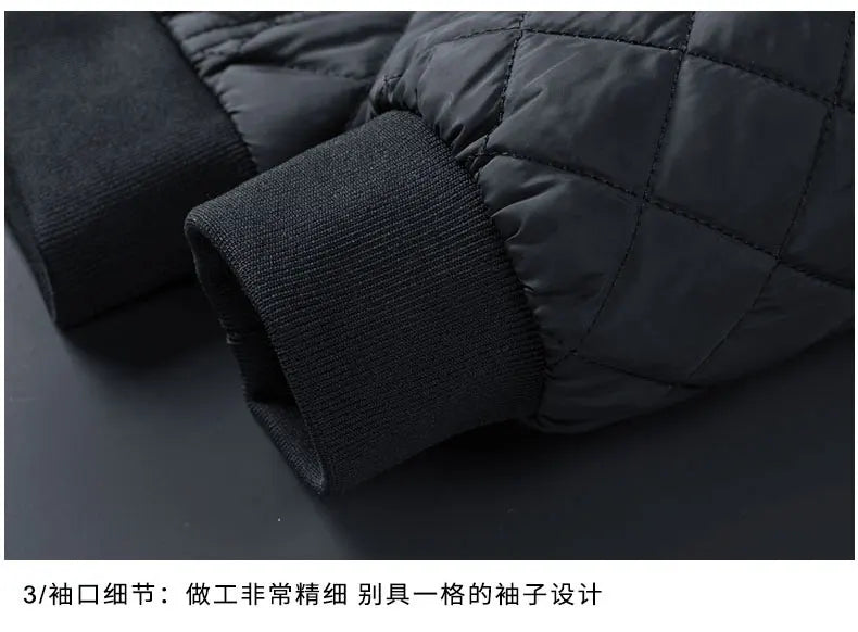 Zipper Men Jackets Autumn Winter Casual Fleece Coats Fashion Male Outwear Slim Fit Parka Plus size 6XL men Bomber Jacket New