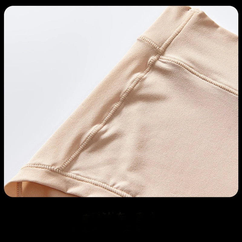 New sexy Men under wear Plus size Briefs Milk Silk Penis Pouch shorts Opened Penis Sleeve High elasticity Shiny gay underwear