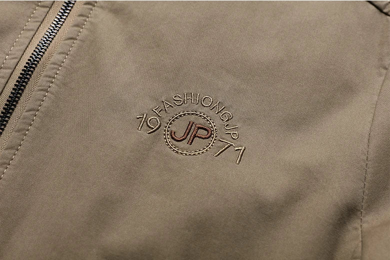 2024 Autumn Men Jackets 100% Cotton Chaqueta Casual Solid Fashion Vintage Warm Vestes Coats High Quality M-5XL Winter Jacket Men