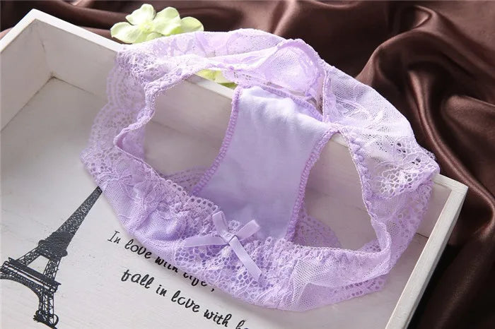 European Style Sexy Bra Set Women Cotton Underwear Sexy Lace Panties Female Push Up Brassiere Fashion Solid Color Lingerie Set