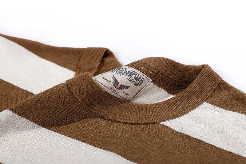 Summer Fashion Short Sleeve T-shirts For Men Classical Zebra Striped Heavy Thick Tees Male Casual Large Size Loose Pullover Tops