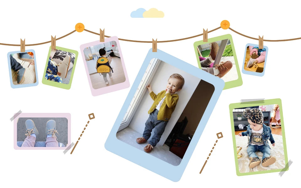 KIDSUN Toddler Baby Shoes Boys Girls Ankle Sneakers Soft Anti-Slip Sole PU Leather Moccasins Infant Newborn Prewalker First