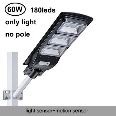 Solar Street Lights Outdoor Lights for Garden Waterproof IP65 Road Solar Powered Lantern Wall Lamp 20W 40W 60W High Brightness