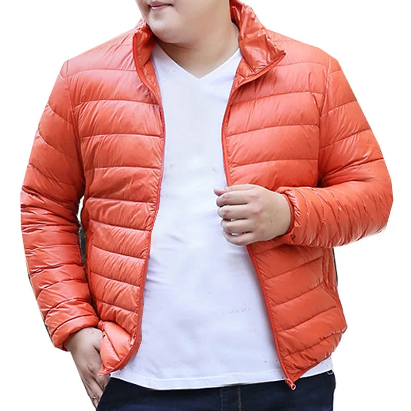 Autumn Winter Men Jackets 9XL Bust 160cm 5XL 6XL 7XL 8XL Plus Size Coat