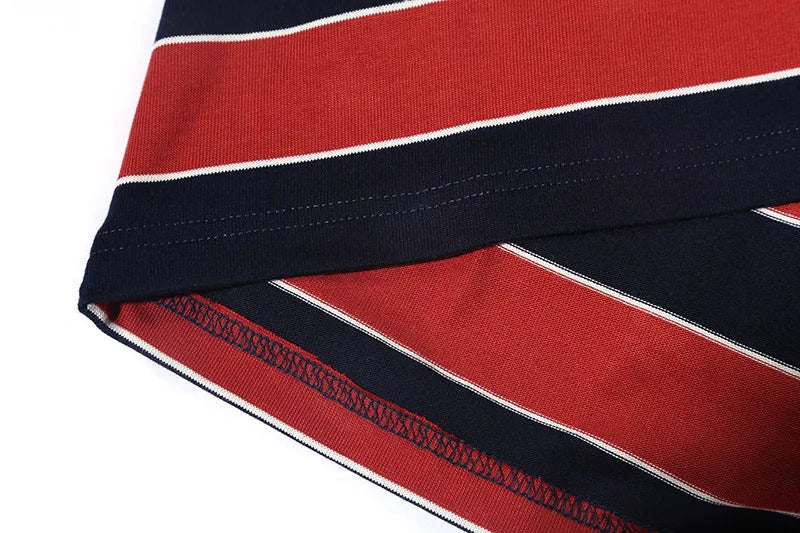 Summer Fashion Short Sleeve T-shirts For Men Classical Zebra Striped Heavy Thick Tees Male Casual Large Size Loose Pullover Tops