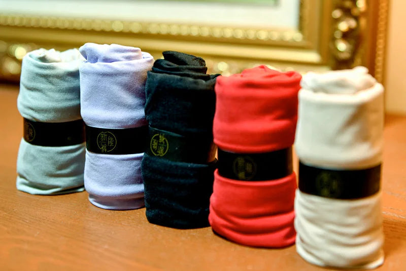 New sexy Men under wear Plus size Briefs Milk Silk Penis Pouch shorts Opened Penis Sleeve High elasticity Shiny gay underwear