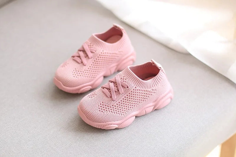 Kids Shoes Antislip Soft Bottom Baby Sneaker Casual Flat Sneakers Shoes Children size Girls Boys Sports Shoes