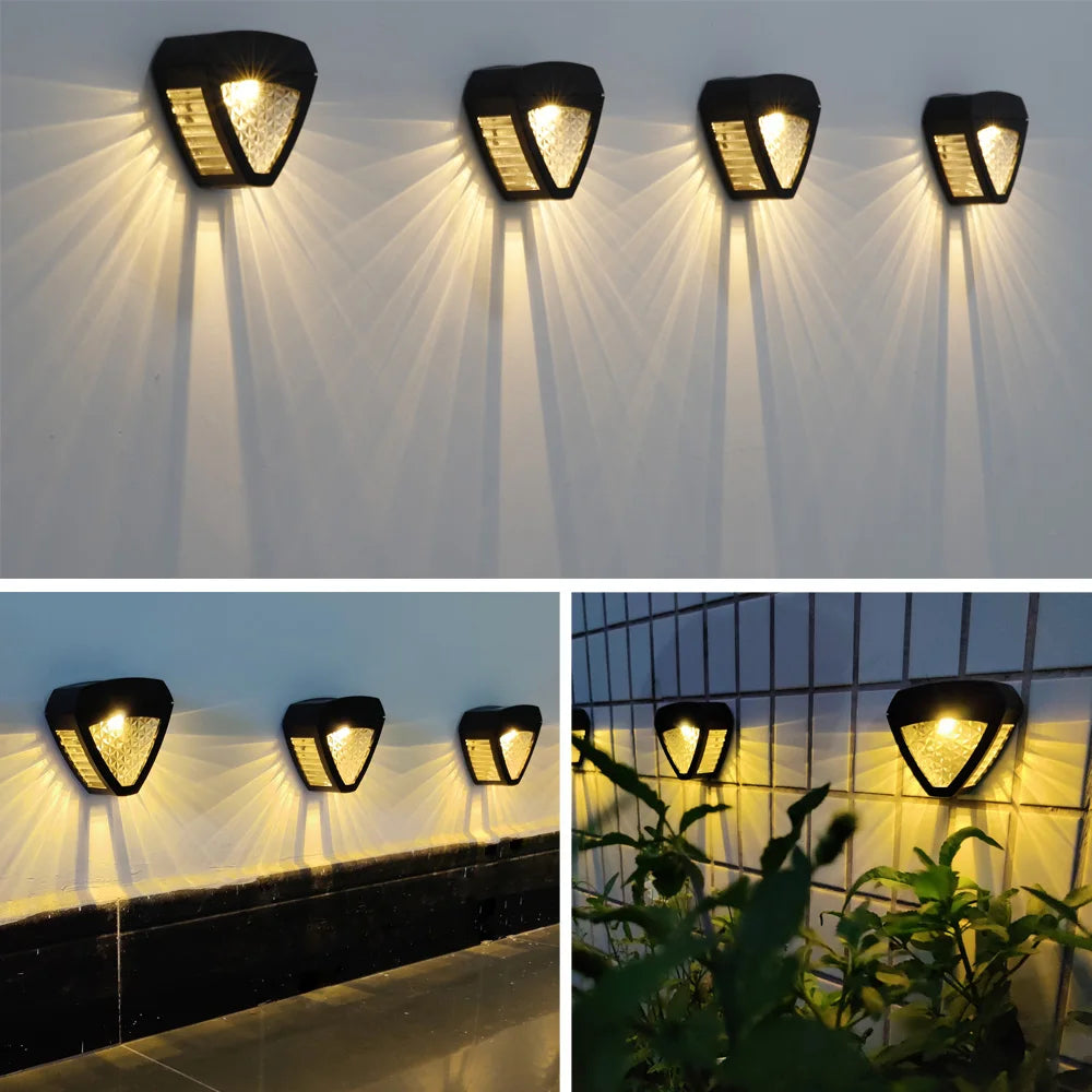 Solar Street Light Outdoor LED Courtyard Light Super Bright Energy-Saving Environmental Courtyard Garden Corridor wall Light