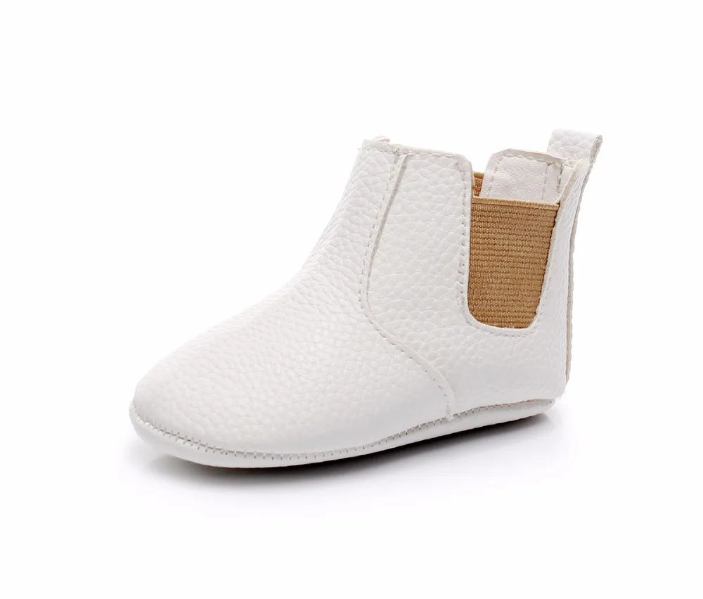 Toddler Baby Boy Girl Shoes 0-24M Infant First Walkers Moccasins Soft PU Ankle Boots Newborn Footwear Bebe Crib Shoes