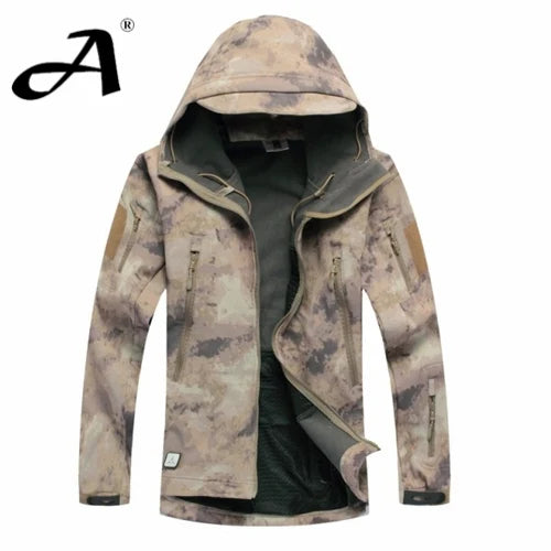 Army Camouflage Coat Military Jacket Waterproof Windbreaker Raincoat Clothes Army Jacket Men Jackets And Coats