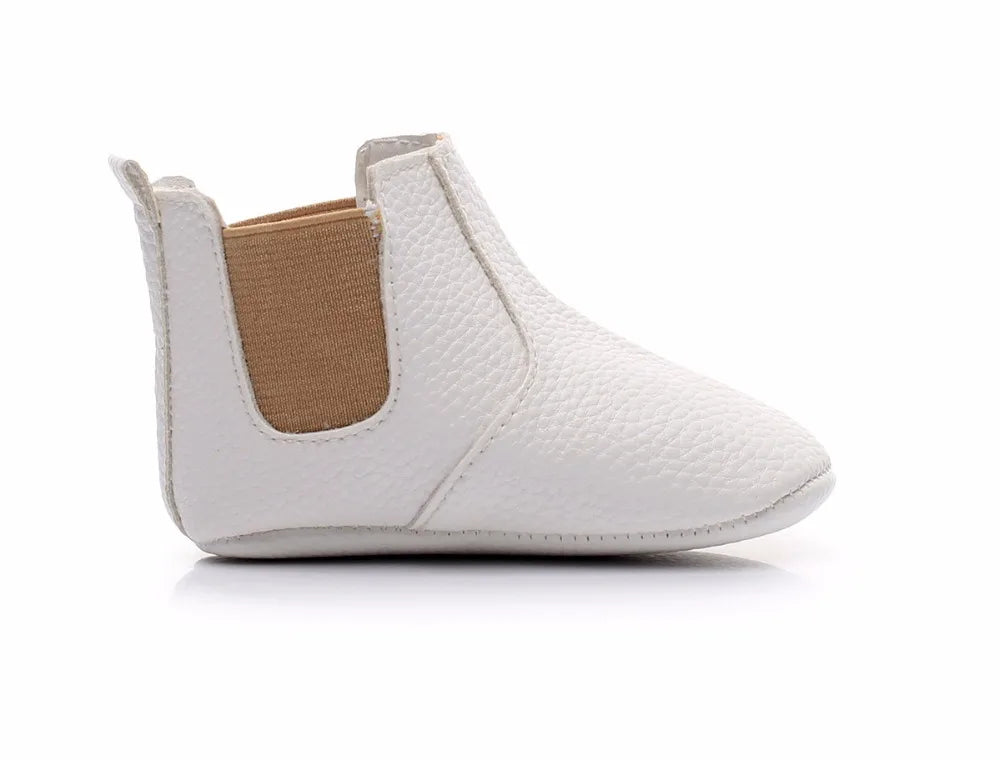Toddler Baby Boy Girl Shoes 0-24M Infant First Walkers Moccasins Soft PU Ankle Boots Newborn Footwear Bebe Crib Shoes
