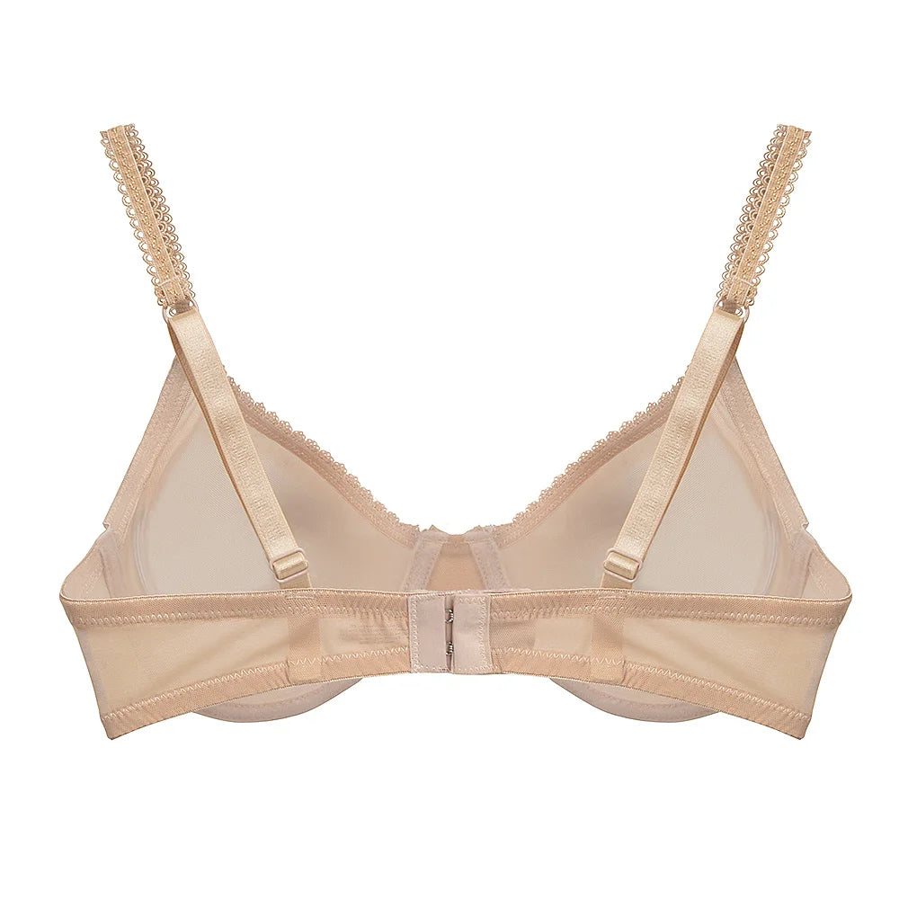 Women mesh bra see through panties M L XL XXL XXXL sexy gauze Thin transparent Bras B C D E F 75 80 85 90 95 100 Dropship