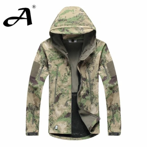 Army Camouflage Coat Military Jacket Waterproof Windbreaker Raincoat Clothes Army Jacket Men Jackets And Coats