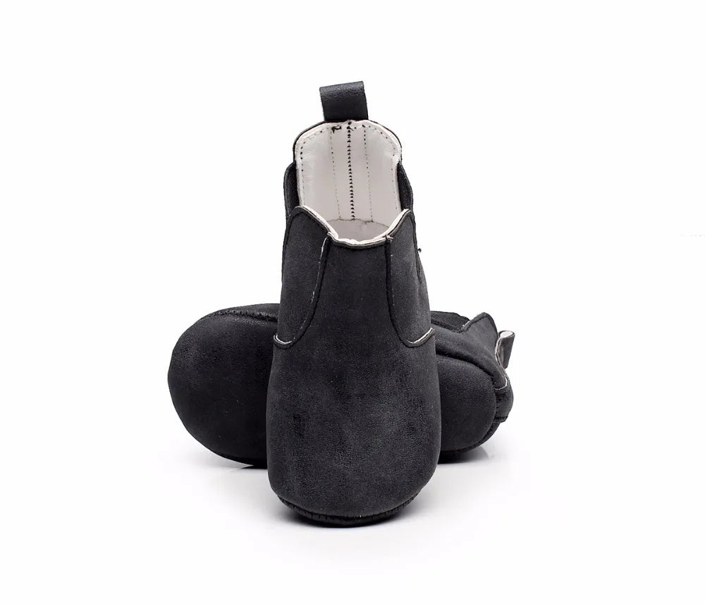 Toddler Baby Boy Girl Shoes 0-24M Infant First Walkers Moccasins Soft PU Ankle Boots Newborn Footwear Bebe Crib Shoes