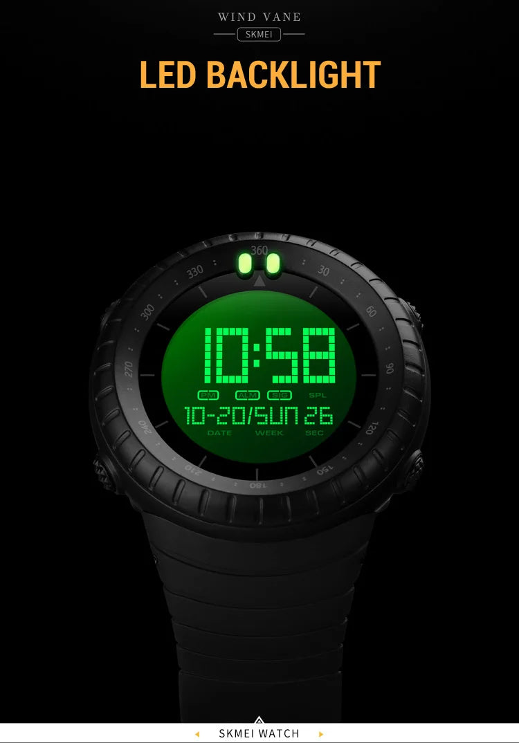 Fashion Sport Digital Watch Men Waterproof Chrono Alarm Outdoor Electronic Clock Man SKMEI Military Wristwatch Relogio Masculino