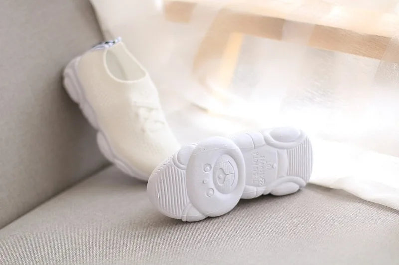 Kids Shoes Antislip Soft Bottom Baby Sneaker Casual Flat Sneakers Shoes Children size Girls Boys Sports Shoes