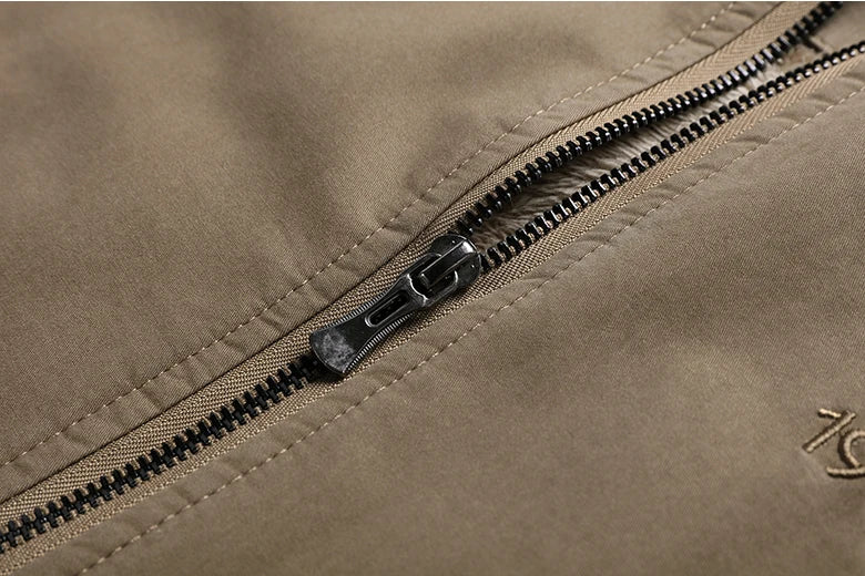 2024 Autumn Men Jackets 100% Cotton Chaqueta Casual Solid Fashion Vintage Warm Vestes Coats High Quality M-5XL Winter Jacket Men