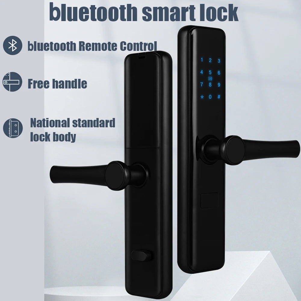 RFID Smart Door Lock Bluetooth/WiFi & Keypad, TTLock Smart Life Compatible Home/Hotel Security MIFARE Encrypted Multi-Point lock