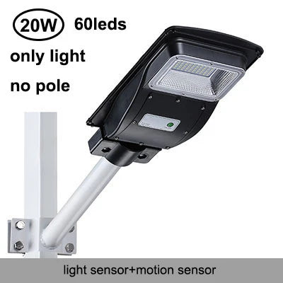 Solar Street Lights Outdoor Lights for Garden Waterproof IP65 Road Solar Powered Lantern Wall Lamp 20W 40W 60W High Brightness