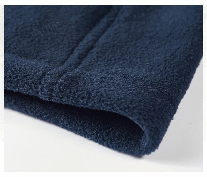 BROWON Brand Men Jackets 2025 Spring and Autumn New Men Fleece Jacket Solid Color Stand Collar Polar Fleece Jacket Men Clothing