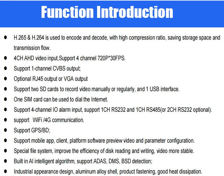 Mobile Vehicle DVR GPS Enabled Car