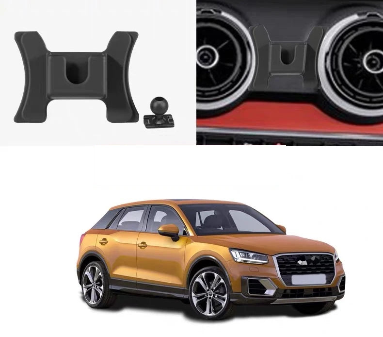 Car Phone Holder For Audi A3 S3 RS3 8V Q2 SQ2 Air Vent Mount Car Styling Bracket GPS Stand Rotatable Support Mobile Accessories