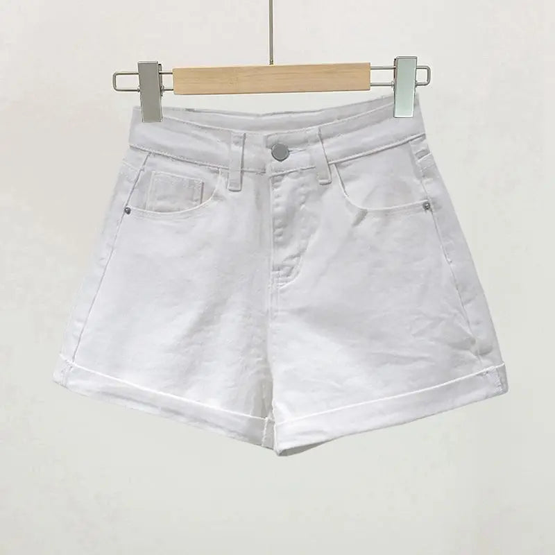 Shorts Women Denim Vintage Summer Basic Simple All-match Hot Sale High Waist Leisure Ulzzang Ladies Streetwear Chic Classic Ins