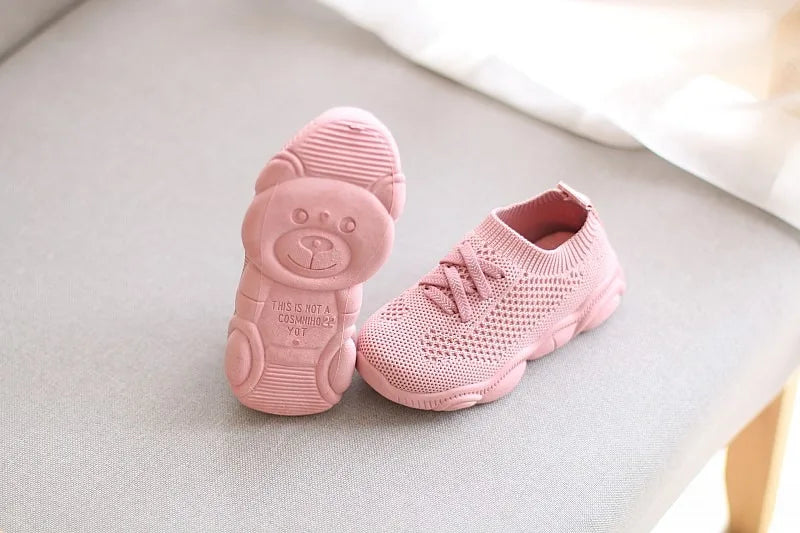 Kids Shoes Antislip Soft Bottom Baby Sneaker Casual Flat Sneakers Shoes Children size Girls Boys Sports Shoes