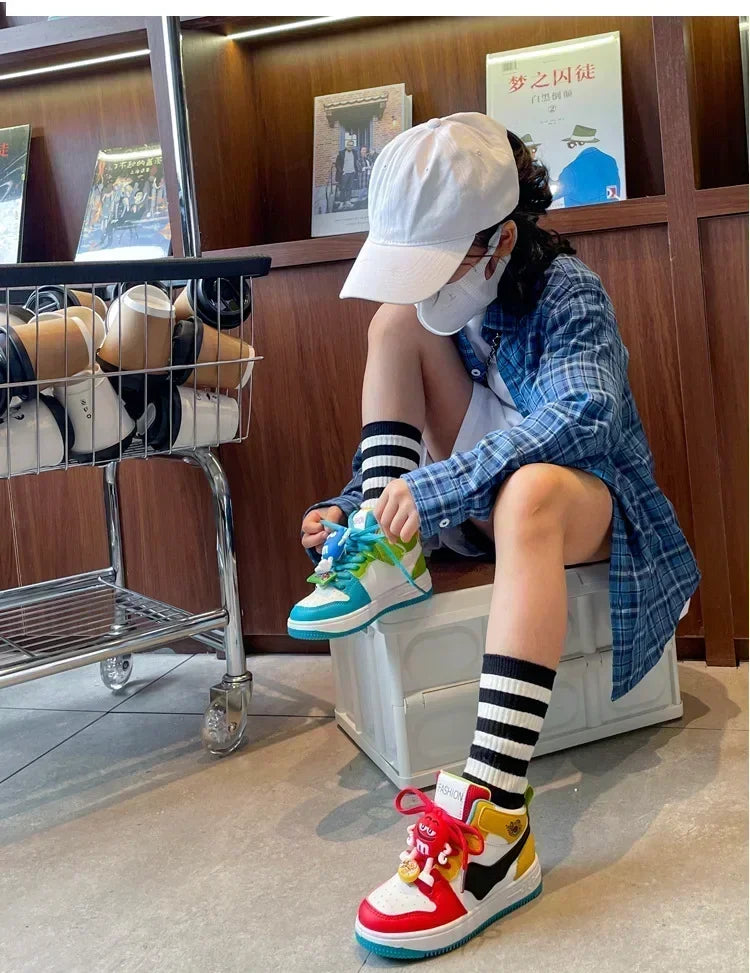 Children Board Shoes New Autumn Comfortable Single Shoes for Kids Casual Shoe Boys Girls Sneakers Zapatillas Niño Zapatos Niña